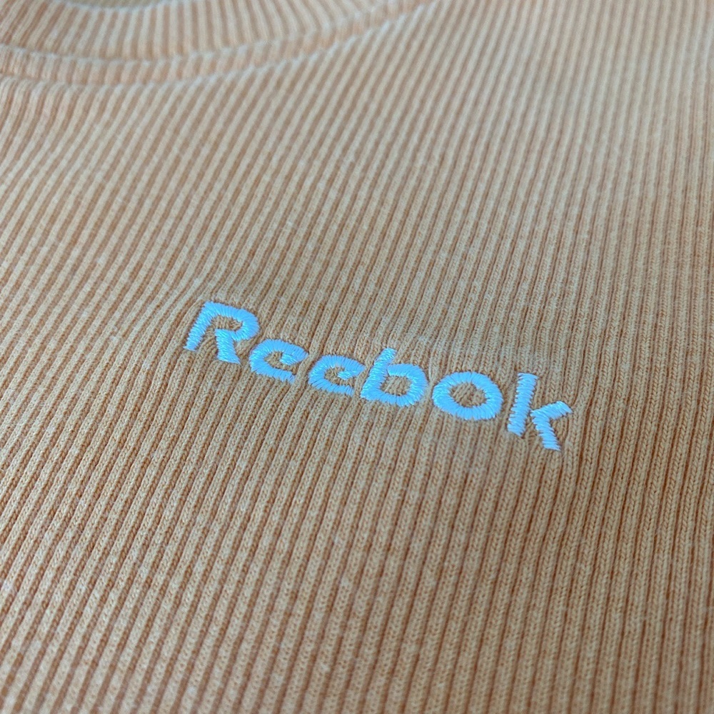 Orange Ribbed Reebok Shirt - Picture 2 of 3